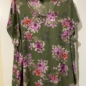 🔥SOLD🔥 Torrid Keyhole Blouse